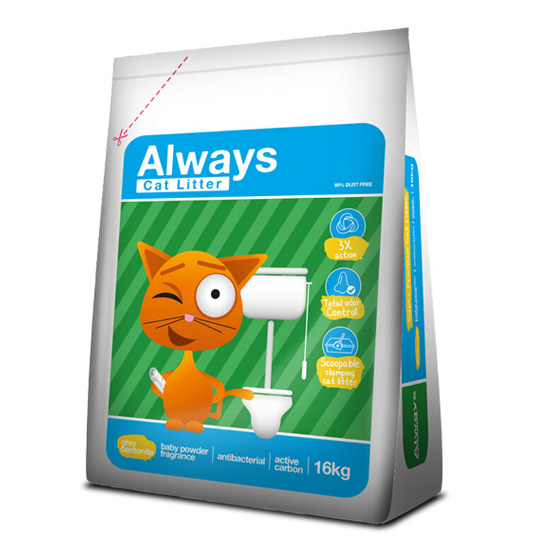 Always 3 en 1 Action Arena Aglomerante para gatos